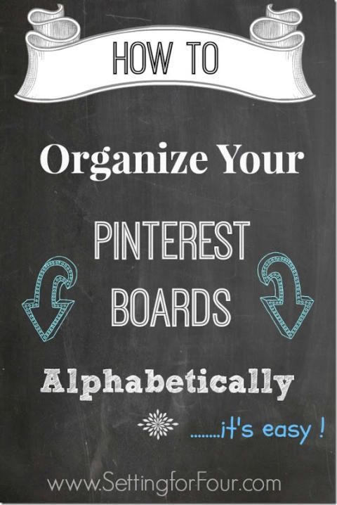 How to Organize Your Pinterest Boards