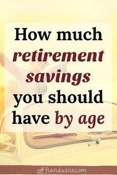This Is What Your Retirement Savings Needs To Be At Every Age