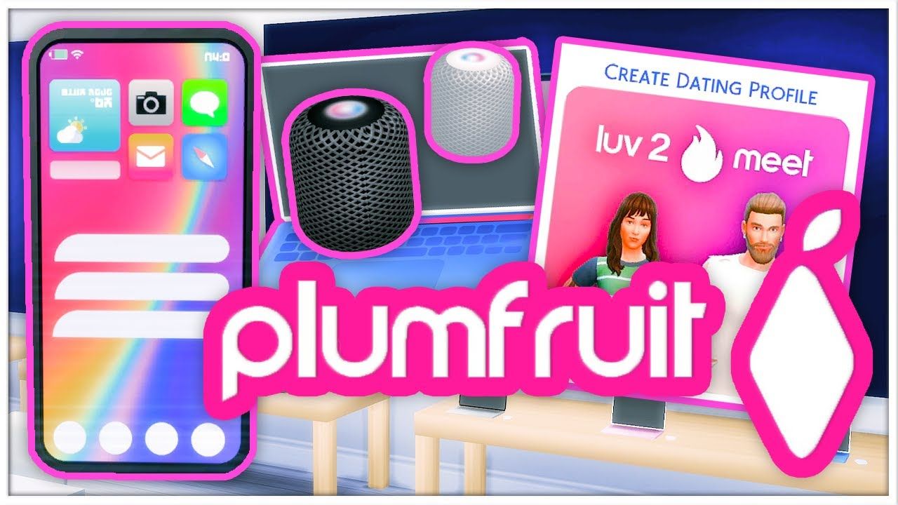 REALISM SOCIAL MEDIA PLUMFRUIT MOD😍🔥 | Luv 2 Meet, Amazim, Plum Social, Zoogle + More! The Sims 4